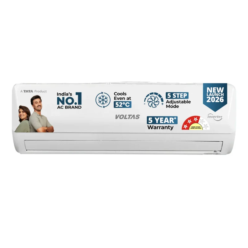 Voltas 1 Ton 3 Star Inverter Split AC White (123INV Vectra EMERALD)